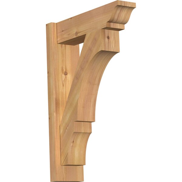 Ekena Millwork Balboa Smooth Traditional Outlooker, Western Red Cedar, 5 1/2"W x 18"D x 26"H OUT06X18X26BOA01SWR - main